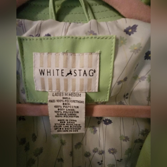 White Stag Womens Mint Lime Green Size M Jacket - Picture 6 of 8
